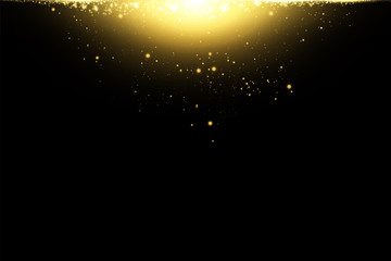 Wall Mural - glow isolated golden transparent effect, lens flare, explosion, glitter, line, sun flash, spark and 