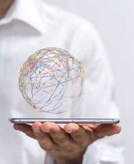 the 3d Global Network Of People.
