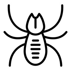 Poster - bug insect icon. outline bug insect vector icon for web design isolated on white background