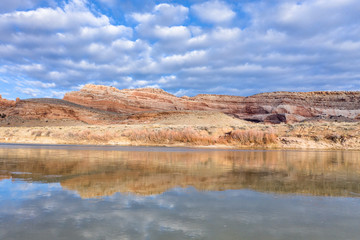 Wall Mural - Colorado River in Utah aerial view