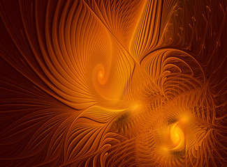Wall Mural - Abstract color dynamic background with lighting effect. Fractal art