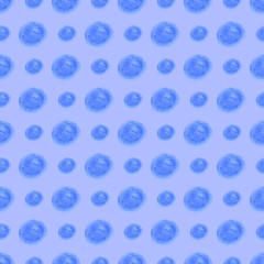 Poster - Watercolor abstract backdrop. Modern watercolor seamless pattern with blue circles on colorful background for textile design. Cloud computing. Background illustration. Seamless pattern.