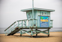 Lifeguard Tower On The Beach