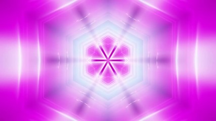 Wall Mural - futuristic colorful kaleidoscope effect 3d render animation