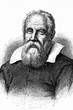 Galileo Galilei. Astronomer, physicist and engineer. 1564-1642. Antique illustration. 1883.