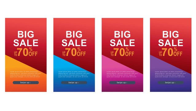 modern background design for big sale banners, sale banner template, background banners, modern vector design, creative concept, easy to edit and customize