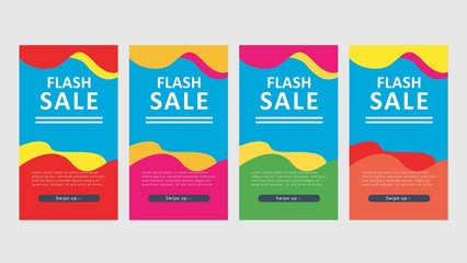 modern background design for flash sale banners, sale banner template, background banners, modern vector design, creative concept, easy to edit and customize