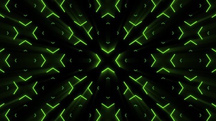 Wall Mural - abstract colorful kaleidoscope effect 3d render animation