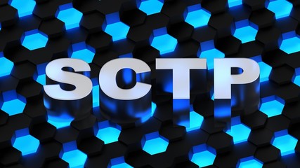 Wall Mural - SCTP acronym (Stream Control Transmission Protocol)