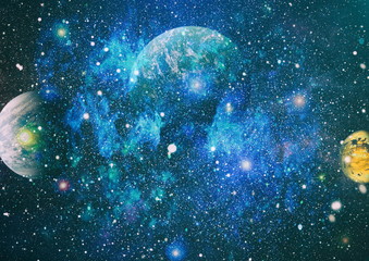 Wall Mural - dreamscape galaxy. deep space. science fiction fantasy in high resolution ideal for wallpaper. eleme