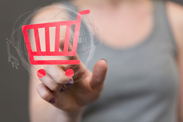 Shopping cart as part of the network in hand . The concept of Innovation in e-Commerce.