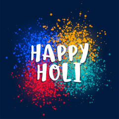 Wall Mural - colors splatter background for happy holi festival