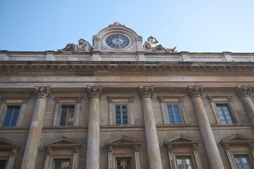 Poster - Milano, Italy - 16 January 2020 : View of Palazzo dell Orologio