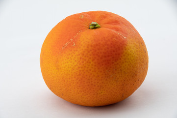 A Fresh clementine citrus fruit