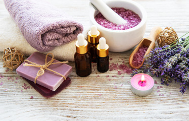 Lavender spa products