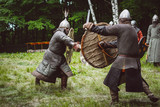 Fototapeta  - wojowie wczesnego średniowiecza