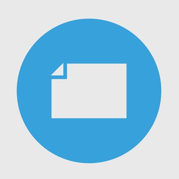 document icon vector illustration and symbol for website and graphic design
