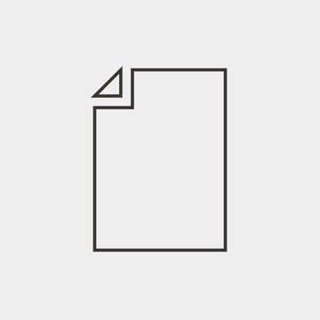 file icon vector illustration and symbol for website and graphic design