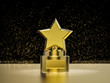 © phonlamaiphoto - Gold star trophy