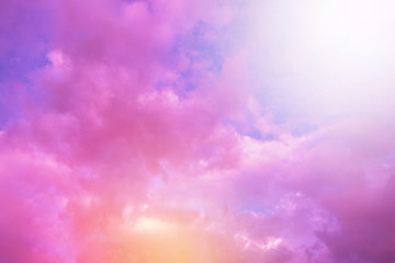 Wall Mural - Pink sky background of colorful.