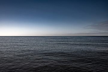 Wall Mural - Baltic sea surface in tranquil day.