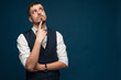 © pavel_shishkin - Pensive handsome young man in formal clothes