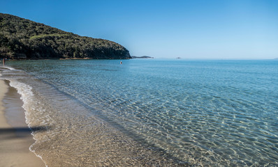 Beach with clear blue water of  Cala Violina