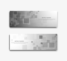 Wall Mural - abstract banner design. technology and business template. vector illustrationation