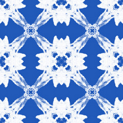 Poster - Abstract seamless pattern with geometric texture. Pattern of repeating symmetrical shapes.