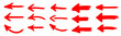 red grunge arrow vector. red grunge arrow brush.red grunge arrow paint.	red grunge arrow  ink