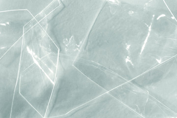 Poster - broken glass  in luxurious  style, geometric pattern background 