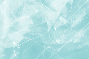 Poster - broken glass  in luxurious  style, geometric pattern background 
