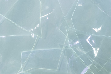 Poster - broken glass  in luxurious  style, geometric pattern background 
