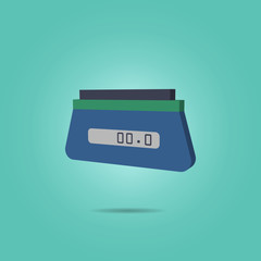 Poster - Laboratory scales isometric icon. Simple color vector of science icons for ui and ux, website or mobile application