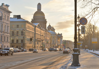 Wall Mural - Admiralteysky Prospekt in Saint Petersburg.