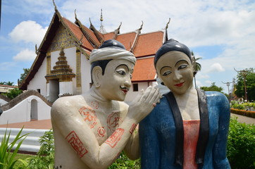 Wall Mural - Wat in nan Thailand