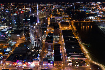 Atnt Tower Downtown Nashville Tennessee USA