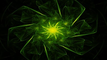 Poster - Abstract Background Physcedelic Geometric Tunnel 