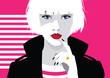 © Yevhen - Fashion woman in style pop art. Fashion illustration
