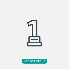 Poster - Trophy Icon Design, Vector EPS10