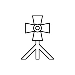 Poster - Photography, light icon. Simple line, outline vector elements of cinematography icons for ui and ux, website or mobile application