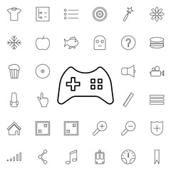Fototapete - joystick icon. Universal set of web for website design and development, app development