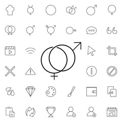 Poster - download pdf icon. Universal set of web for website design and development, app development