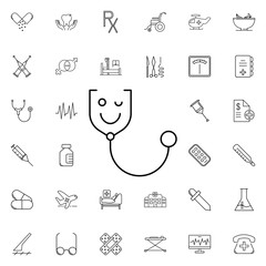 Poster - family doctor sign icon. Universal set of medicine for website design and development, app development
