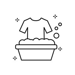 Aufkleber - Basin, t shit, foam icon. Simple line, outline vector elements of hygiene icons for ui and ux, website or mobile application