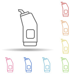 Aufkleber - Ketchup pot in multi color style icon. Simple thin line, outline vector of fast food icons for ui and ux, website or mobile application