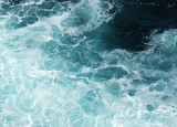 Fototapeta Do pokoju - Blue sea texture with waves