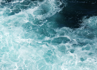  Blue sea texture with waves