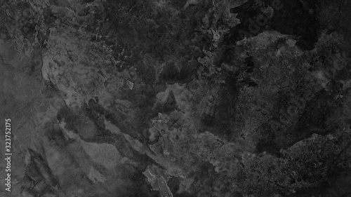 Fotografía black concrete wall background. dirty cement floor