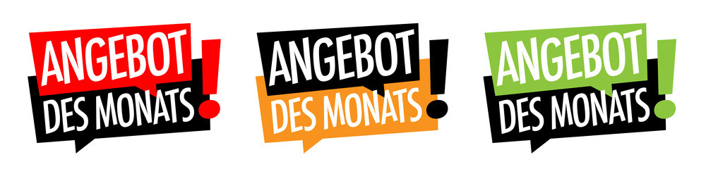 Poster - Angebot des Monats